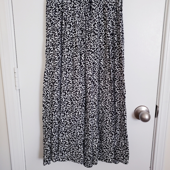 Vintage Warren Black and White Print Dress - Picture 11 of 16